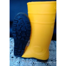 Men′s Rain Boots with Yellow Dfsb1601